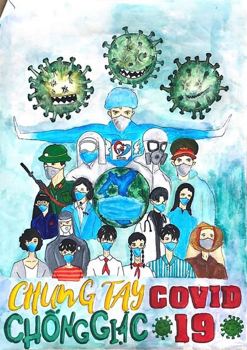 Cuộc thi vẽ tranh phòng chống dịch Covid-19 do Bệnh viện Đa khoa Đống Đa tổ  chức – Bệnh viện Đa khoa Đống Đa